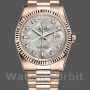 Unisex's Rolex Day-Date 36mm Unisex-118235-Everose Gold-Meteorite Diamond Dial Meteorite