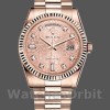 Womens Rolex Day-Date 36mm Womens-118235-Everose Gold-Pink Jubilee Dial Pink Jubilee Replica Image