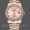 Womens Rolex Day-Date 36mm Womens-118235-Pink Diamond Dial Pink Replica Image