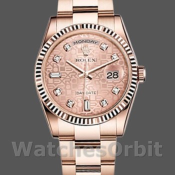 Women's Rolex Day-Date 36mm Women's-118235-Pink Jubilee Dial Pink Jubilee<br />