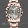 Unisexs Rolex Day-Date 36mm Unisex-118235-Rhodium Grey Dial Rhodium Grey Replica Image