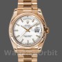 Unisex's Rolex Day-Date 36mm Unisex-118235-White Dial White