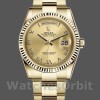 Unisexs Rolex Day-Date 36mm Unisex-118238-Champagne Dial-Yellow Gold Champagne Replica Image