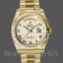 Unisex's Rolex Day-Date 36mm Unisex-118238-Ivory Dial-Fluted Bezel Ivory