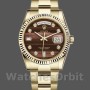 Unisex's Rolex Day-Date 36mm Unisex-118238-Oyster Bracelet-Diamond Bulls Eye Dial Bulls Eye