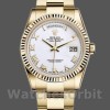 Unisexs Rolex Day-Date 36mm Unisex-118238-White Roman Numeral Dial White<br /> Replica Image