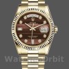 Unisexs Rolex Day-Date 36mm Unisex-118238-Yellow Gold-Diamond Bulls Eye Dial Bulls Eye Replica Image