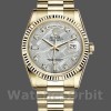 Unisexs Rolex Day-Date 36mm Unisex-118238-Yellow Gold-Diamond Meteorite Dial Meteorite<br /> Replica Image