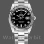 Unisex's Rolex Day-Date 36mm Unisex-118239-Black Diamonds Dial Black<br />