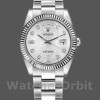 Unisexs Rolex Day-Date 36mm Unisex-118239-Jubilee-Silver Dial Silver Replica Image
