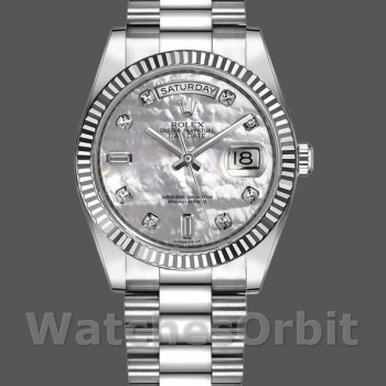 Unisex's Rolex Day-Date 36mm Unisex-118239-MOP Dial MOP