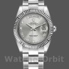 Unisexs Rolex Day-Date 36mm Unisex-118239-Rhodium Roman Dial Rhodium Replica Image