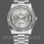 Unisex's Rolex Day-Date 36mm Unisex-118239-Rhodium Roman Dial-White Gold Rhodium