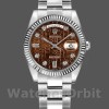 Unisexs Rolex Day-Date 36mm Unisex-118239-White Gold-Jubilee-Chocolate Brown Dial Brown Replica Image