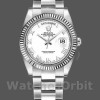 Unisexs Rolex Day-Date 36mm Unisex-118239-White Gold-White Roman Numeral Dial White<br /> Replica Image
