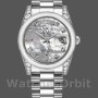 Unisex's Rolex Day-Date 36mm Unisex-118296-Platinum-MOP White Dial-Diamond MOP