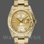 Unisex's Rolex Day-Date 36mm Unisex-118338-Champagne Diamonds Dial Champagne