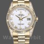 Unisex's Rolex Day-Date 36mm Unisex-118338-Yellow Gold-White Roman Dial White<br />