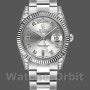 Unisex's Rolex Day-Date 36mm Unisex-118339-Silver Dial-Fluted Bezel Silver