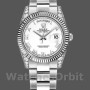 Unisex's Rolex Day-Date 36mm Unisex-118339-White Gold-White Dial-Fluted Bezel white<br />