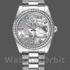 Unisexs Rolex Day-Date 36mm Unisex-118346-White MOP Dial MOP Replica Image