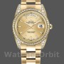 Unisex's Rolex Day-Date 36mm Unisex-118388-Champagne Index Dial Champagne