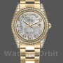 Unisex's Rolex Day-Date 36mm Unisex-118388-Diamond Bezel-Meteorite Dial Meteorite<br />