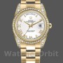 Unisex's Rolex Day-Date 36mm Unisex-118388-White Roman Numeral Dial White<br />