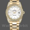 Unisexs Rolex Day-Date 36mm Unisex-118388-Yellow Gold-White Dial White<br /> Replica Image