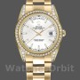 Unisex's Rolex Day-Date 36mm Unisex-118388-Yellow Gold-White Dial White<br />