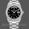 Unisexs Rolex Day-Date 36mm Unisex-118389-Diamond Bezel-Black Index Dial Black<br /> Replica Image