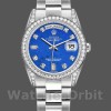 Unisexs Rolex Day-Date 36mm Unisex-118389-Diamond Bezel-Blue Dial Blue<br /> Replica Image