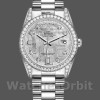 Unisexs Rolex Day-Date 36mm Unisex-118389-Meteorite Grey Dial Meteorite<br /> Replica Image