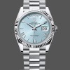 Unisexs Rolex Day Date 36-m128398TBR 0035, Green Dial, Diamond‑Set Bezel, President Bracelet, Green Dial Replica Image