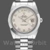 Mens Rolex Day-Date-218206, 41mm, Platinum, Concentric Circle Ivory Roman Numeral Dial, Men’s Ivory Replica Image