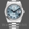 Mens Rolex Day-Date-218206, 41mm, Ice Blue Dial, Platinum, Men’s Ice Blue Replica Image