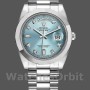 Men's Rolex Day-Date-218206, 41mm, Platinum, Ice Blue Diamond Dial, Men’s Ice Blue