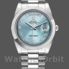 Mens Rolex Day-Date-218206, 41mm, Ice Blue Roman Numeral Dial, Platinum, Men’s Ice Blue Replica Image