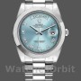 Men's Rolex Day-Date-218206, 41mm, Ice Blue Roman Numeral Dial, Platinum, Men’s Ice Blue