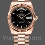 Men's Rolex Day-Date-218235, 41mm, Rose Gold, Black Index Dial, Men’s Black