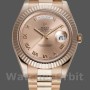 Men's Rolex Day-Date-218235, 41mm, Rose Gold, Rose Roman Dial, Men’s Rose