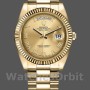 Men's Rolex Day-Date-218238, 41mm, Yellow Gold, Champagne Roman Numeral Dial, Men’s Champagne