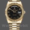 Mens Rolex Day-Date-218238, 41mm, Yellow Gold, Wave Black Dial, Men’s Black Replica Image