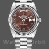 Mens Rolex Day-Date-218239, 41mm, White Gold, Chocolate Brown Roman Numerals Dial, Men’s Chocolate Brown Replica Image