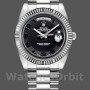 Men's Rolex Day-Date-218239, 41mm, White Gold, Concentric Circle Dial, Men’s Black