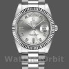 Mens Rolex Day-Date-218239, 41mm, White Gold, Diamond Silver Dial, Men’s Silver Replica Image