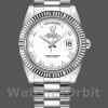 Mens Rolex Day-Date-218239, 41mm, White Gold, White Roman Numerals Dial, Men’s White Replica Image