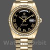 Mens Rolex Day-Date-218348, 41mm, Black Roman Dial, Men’s Black Replica Image