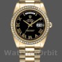 Men's Rolex Day-Date-218348, 41mm, Black Roman Dial, Men’s Black