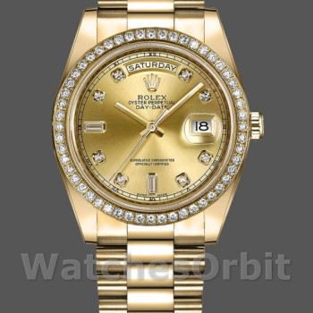 Men's Rolex Day-Date-218348, 41mm, Champagne Diamonds Dial, Men’s Champagne